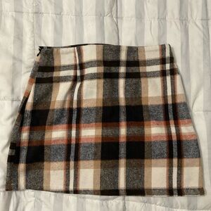SHEIN Multicolor Checkered Mini Skirt